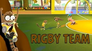 Cartoon Network Superstar Soccer Goal - RIGBY TEAM - CHAMPIONSHIP BRACKETS - RIGBY'S GOLD TROPHY screenshot 5