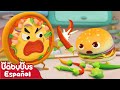 Guerrero Hamburguesa vs Legión de Pizza | Canciones Infantiles | Video Para Niños | BabyBus Español