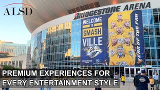Journey Through the Premium Levels at Bridgestone Arena