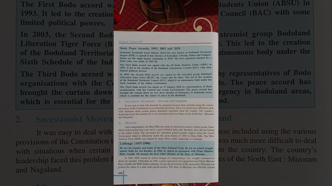 What is the Bodo Peace Accord 1993? 2003 and 2020