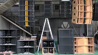 20200110 New Sound check 3--TPA Kiva TP-460 single 10'' line array speaker & Korf 218 dual 18'' sub