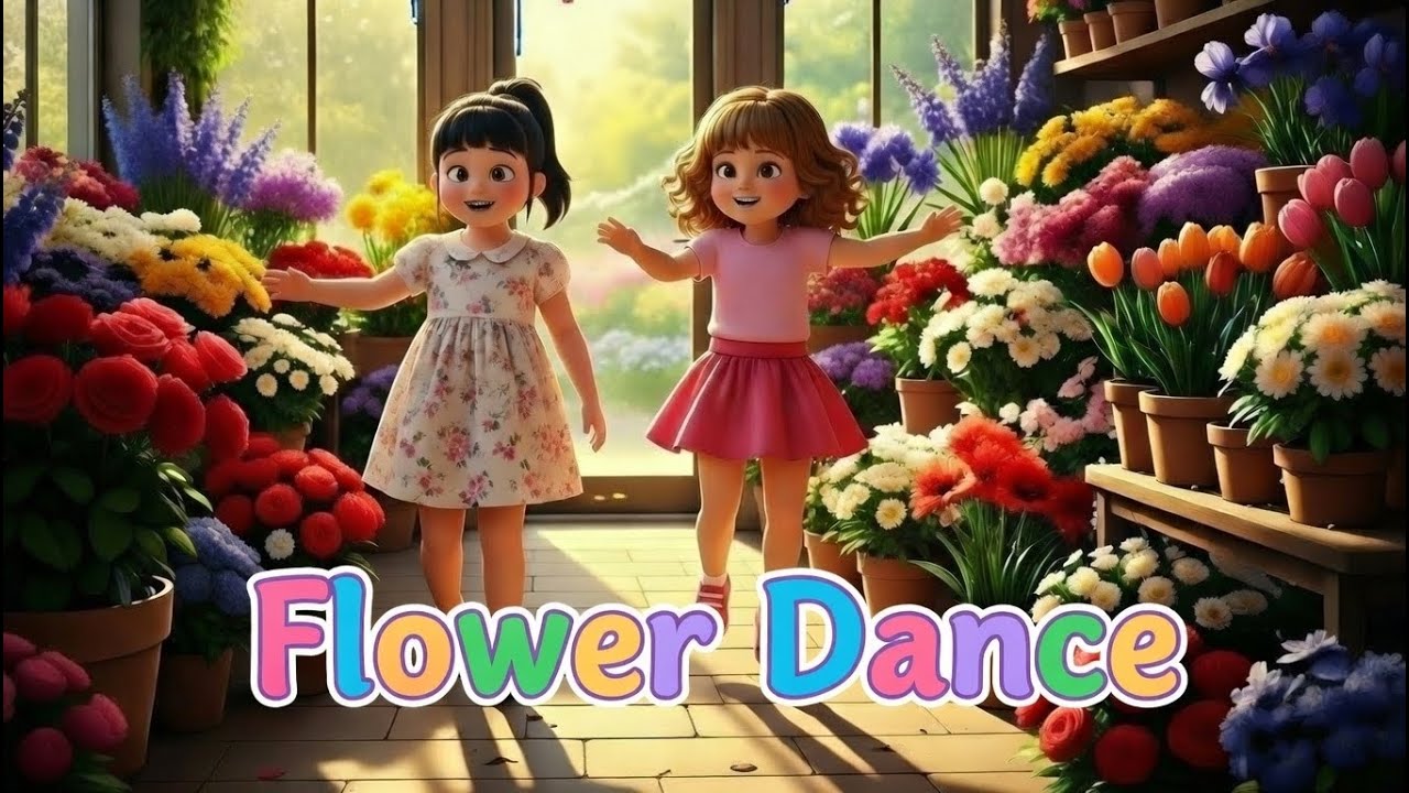 Flower Dance 💐🌷🌸| Blooming Musical Fun for Young Children | Little Lantern Sprouts 