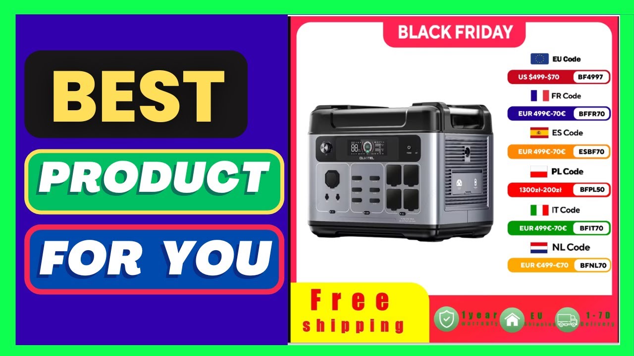 OUKITEL P2001E PLUS Portable Power Station