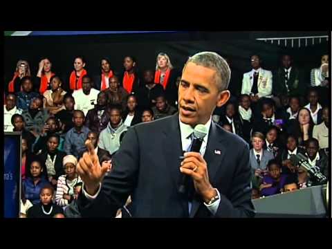 President Obama Comments on the African Growth and Opportunity Act (AGOA)