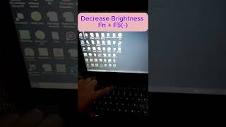 Brightness Shortcut || Increase or Decrease Brightness Shortcut in PC or Laptop. #like #shorts #like