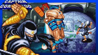 Captain Commando (Arcade) Stage 9 - CALLISTO | Playing With Ginzu (Sho)