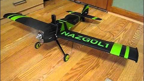 Nazgul, scratch built RC airplane