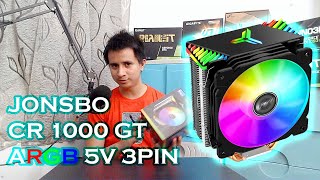 Jonsbo CR 1000 GT CPU Cooler - Unboxing - Installation - Temperature Test