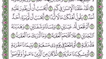 سورة البلد || بصوت الشيخ/ فيصل مولوي
