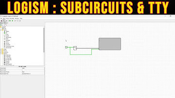 Logisim part 5: Subcircuits and TTY