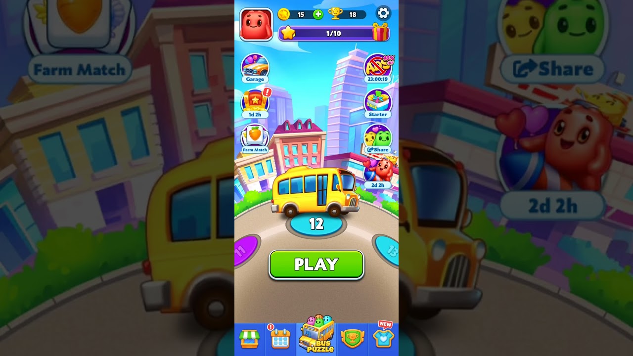 Bus Puzzle: Brain Games - 'Opening Title / Home / Lobby' Music Soundtrack (OST) HD 1080p