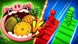 Hole Stars vs Bridge Race – NEW MAX LEVEL Gameplay Walkthrough (Android/iOS) screenshot 1