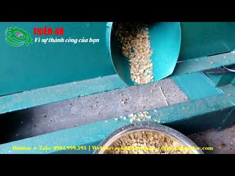Video Máy bóc vỏ ngũ cốc: Lạc, đỗ tương (nành), đỗ anh... - youtube