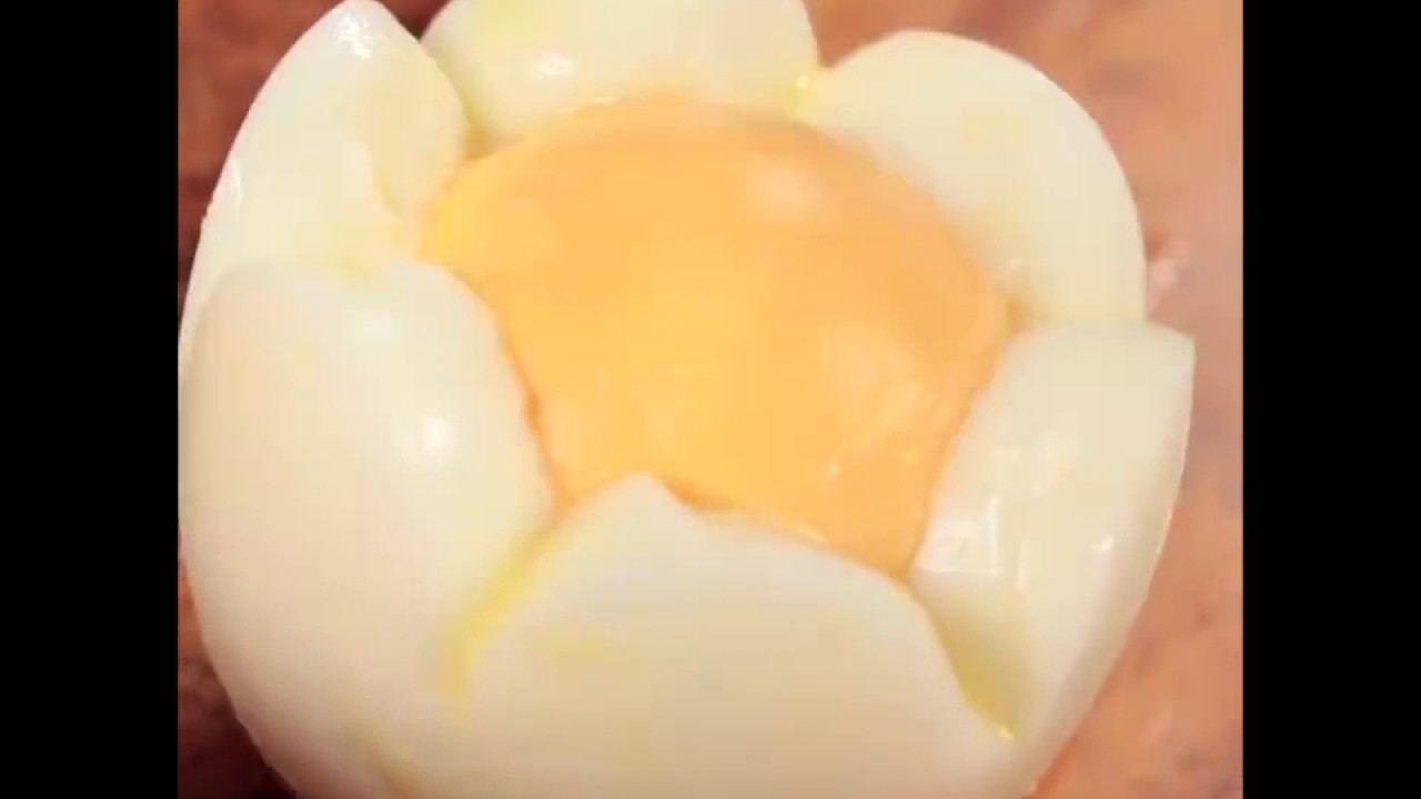 Boiled egg art