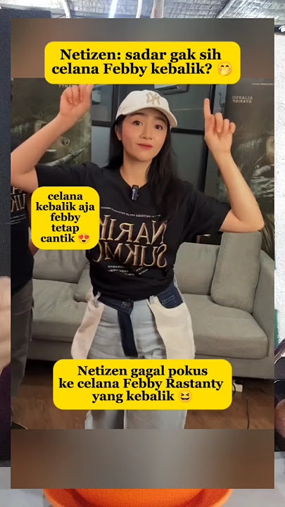 Celana Febby Rastanty kebalik #febbyrastanti #aliandosyarif #artist #shorts
