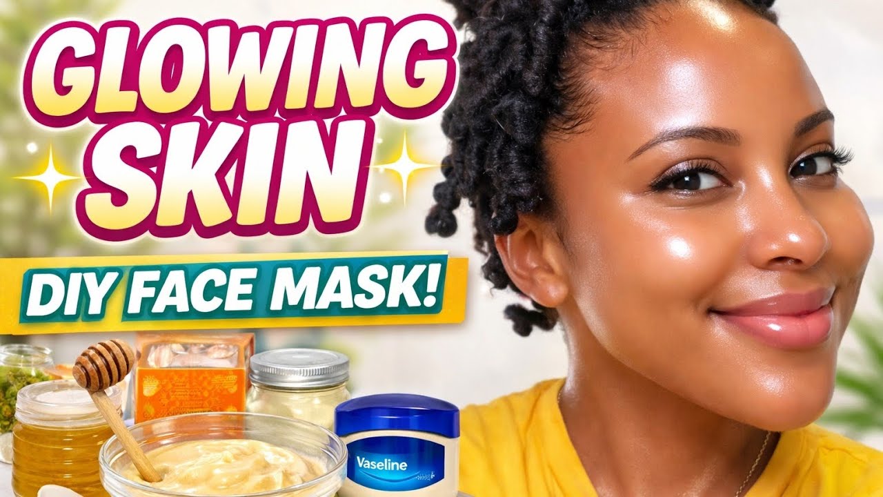 Instant Glow at Home! DIY Face Mask for Smooth Glass Skin - YouTube