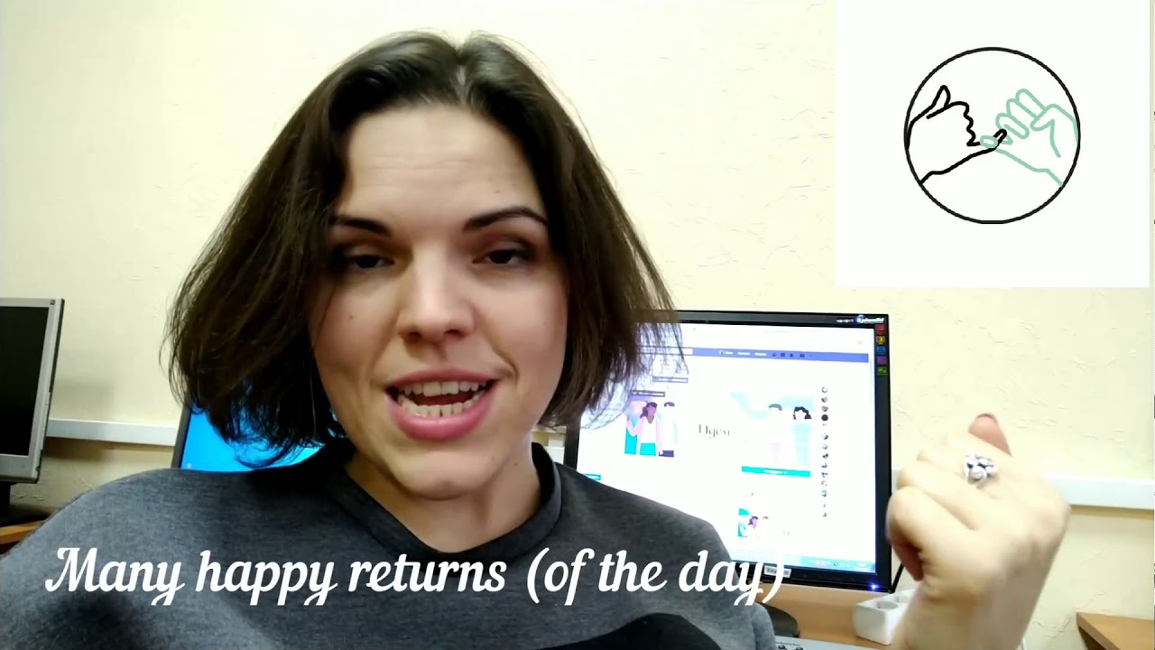 Короткий урок: Many happy returns of the day