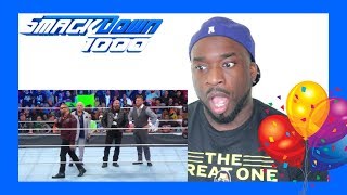 Batista takes a dig at Triple H during Evolution's reunion|SmackDown 1000|REACTION