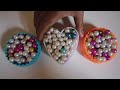 Colorful Beads Dropping Then Coming Back From Cookie Cutter Set Cutter Set|how to reverse moti