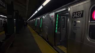 MTA New York City Subway: R211A B train via culver express at Church Av action (Rare)