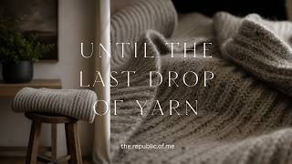 Knitting and crocheting luxury blankets entirely from my yarn stash