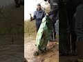 Volunteers pick up trash in Tennessee River before Bassmaster Classic