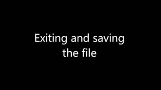 Using VIM in Ubuntu