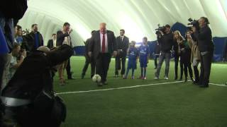 RAW VIDEO: Mayor Ford scores twice against young soccer goalie; apologizes for hard shot