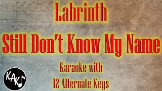 Still Don't Know My Name Karaoke - Labrinth (Euphoria) Instrumental Higher Lower Female Original Key
