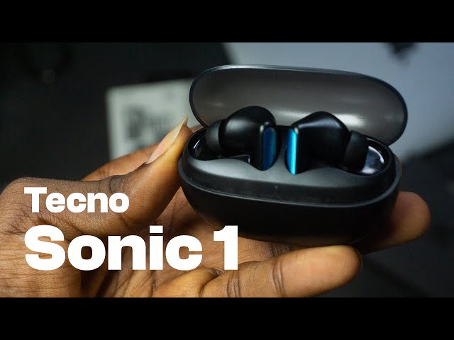Бездротові вакуумні TWS навушники TECNO Sonic 1 (Black)