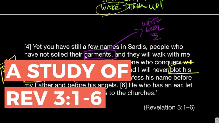 Studia le Scritture per comprendere il messaggio di speranza di Gesù per la chiesa di Sardi