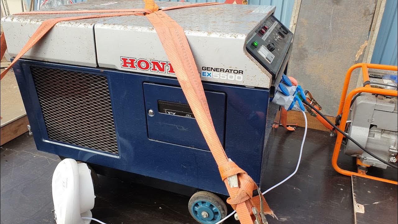 Honda ex5500 generator YouTube