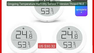 Qingping Temperature Humidity Sensor T Version Thread/BLE High... — Hot Deal 2026 | Limited Offer!