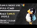 Most important commands for beginners on kali Linux 2020.2