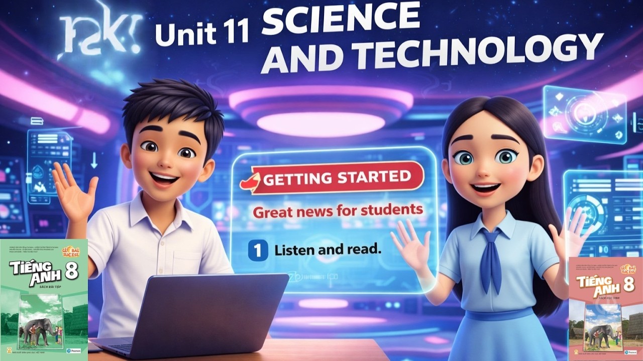 Tiếng Anh 8 Global Success | Unit 11 SCIENCE AND TECHNOLOGY | GETTING ...