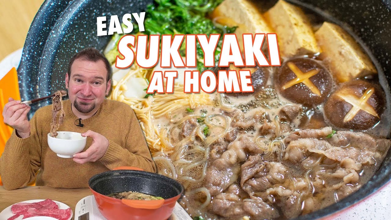 Sukiyaki Recipe (Video) すき焼き, Recipe