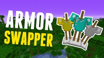 Compact and Simple Armor Stand Swapper! (5 Armor Stands) Minecraft 1.9 | Tutorial
