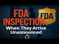 How to Respond When FDA Inspectors Arrive Unannounced | QA & Facility Readiness for Pharma Sites