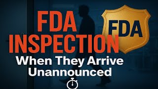 Full How to Respond When FDA Inspectors Arrive Unannounced | QA & Facility Readiness for Pharma Sites Update