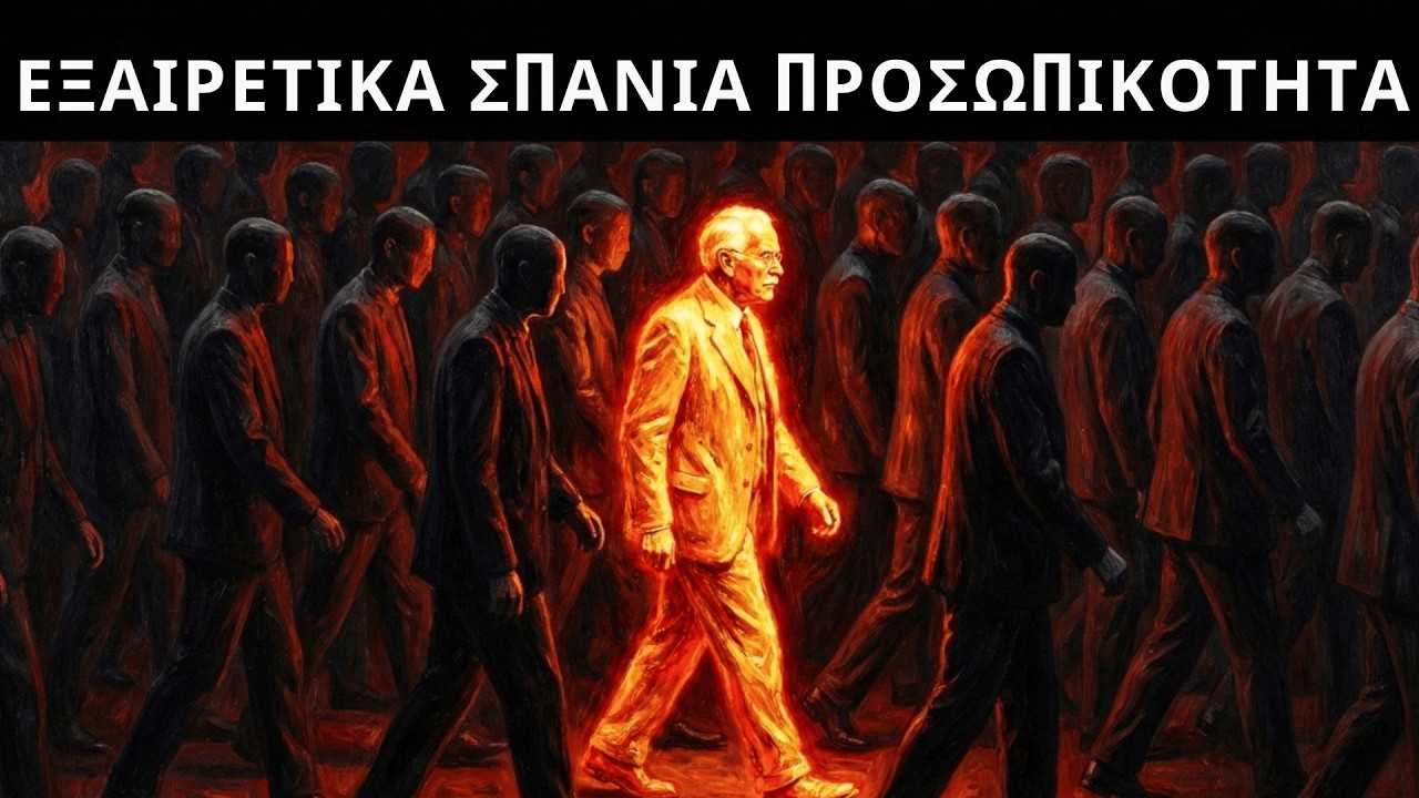 7 σημάδια ότι έχετε μια εξαιρετικά σπάνια προσωπικότητα — Carl Jung