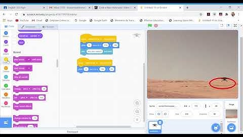 Scratch tutorial - Mars Helicopter