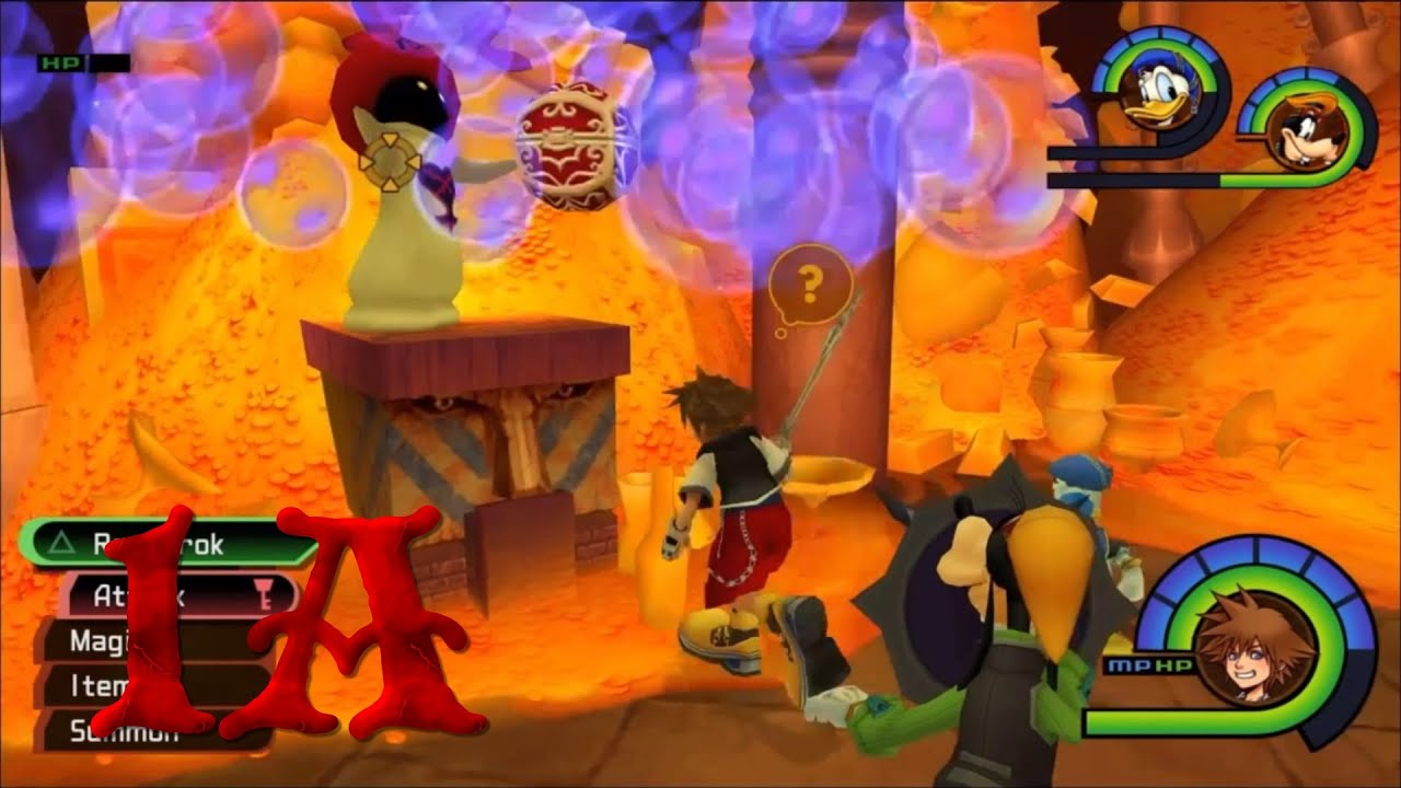 Kingdom Hearts Final Mix Walkthrough (Episode 1A) Surfing on Trees/Rewards from Mushrooms