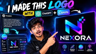 Create a professional logo with ChatGPT and Canva — from a simple idea to a complete brand identity.