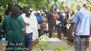 Celebration of Life of the Late Judith Oiyera Amwayi Odhuno - Were