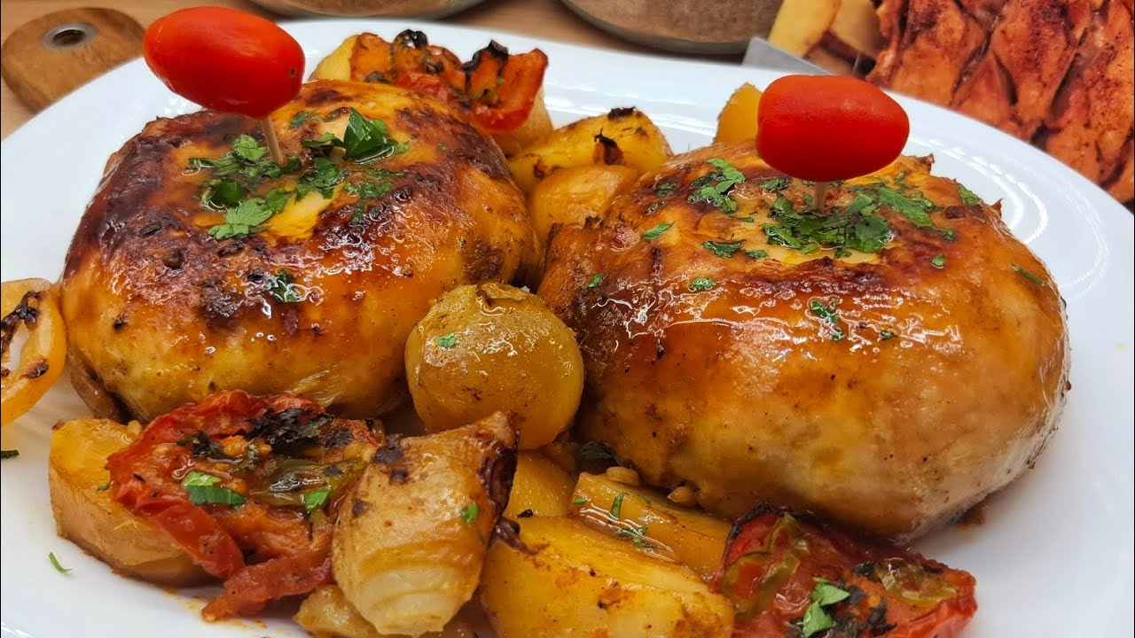 les paupiettes 🐔de poulet كويس(افخاذ )الدجاج فارسي في قمة اللذة