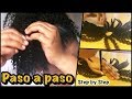 🔥🦋 Peinados Kanekalon Cómo hacer moño postizo con cabello sintetico rizado kinky curly