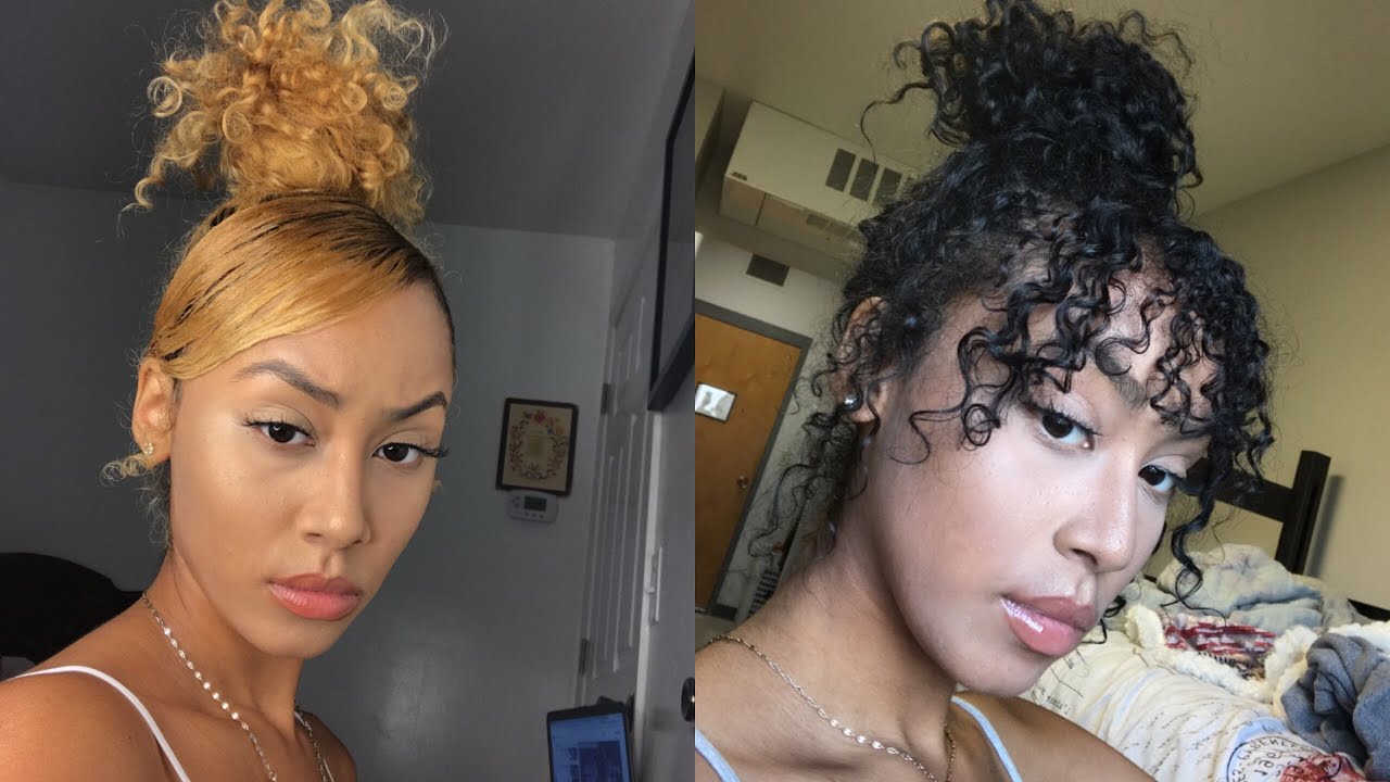 HOW TO DYE YOUR HAIR BLACK AT HOME BLONDE TO BLACK YouTube
