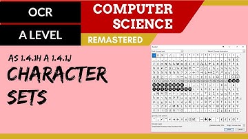 84. OCR A Level (H046-H446) SLR13 - 1.4 Character sets