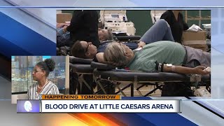 Red Cross to Host Blood Drive at Little Caesars Arena