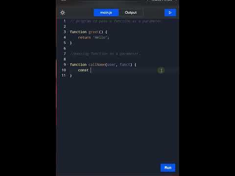 JavaScript passing function as parameter hof #javascript #coding # ...